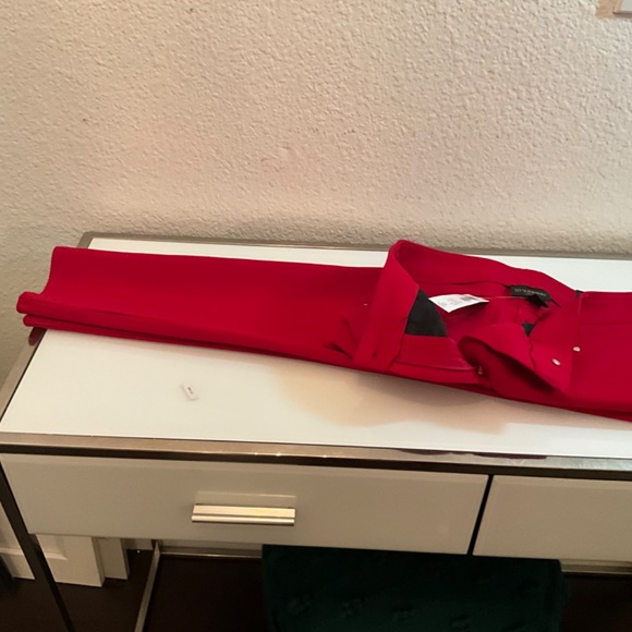 NWT Chicos red “So Slimming slim ankle skinny pants - Picture 11 of 13